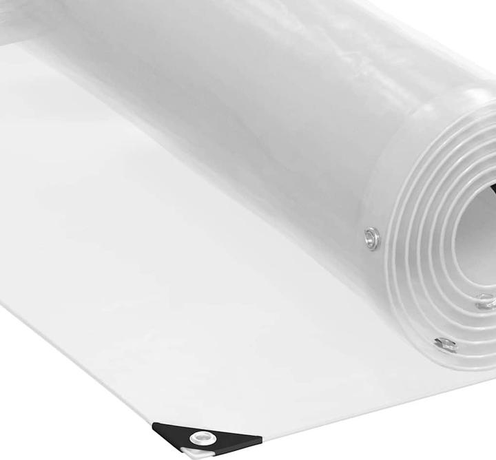 Image du produit vidaXL Bâche transparente avec oeillets 1x2 m PVC Bâche transparente