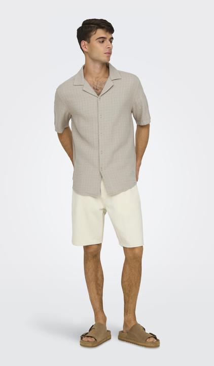 Actual product image Only & Sons Onsedge Ecru 2044 Pim Dnm Shorts Noos (XXL)