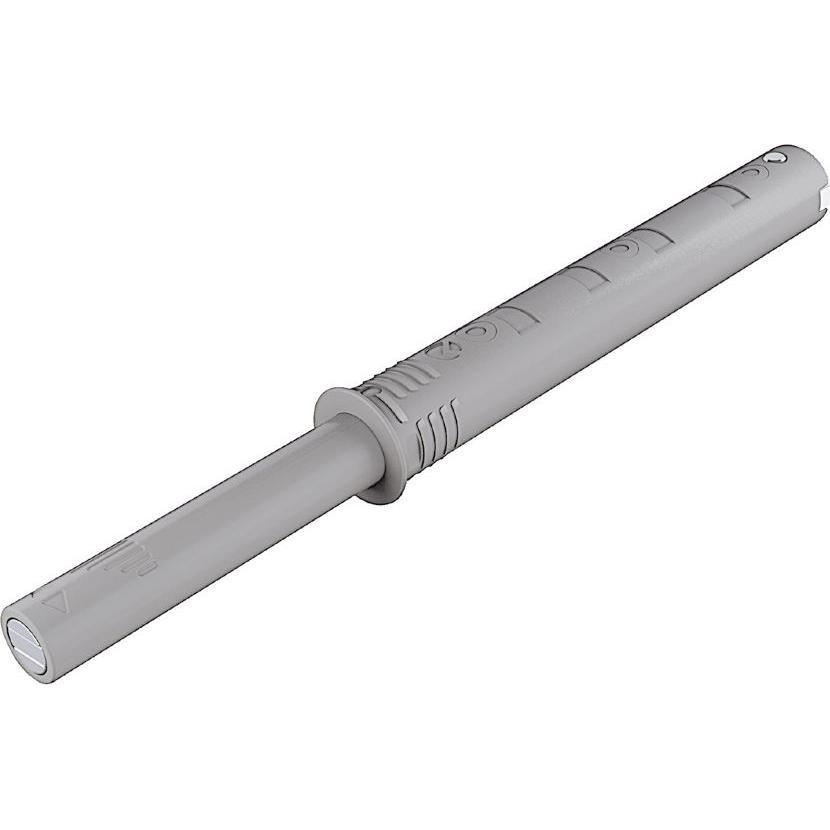 Italiana Ferramenta, Möbelausstattung, K-Push Tech Druckschnapper Schubladendämpfer mit Magnet Hub 37 mm grau