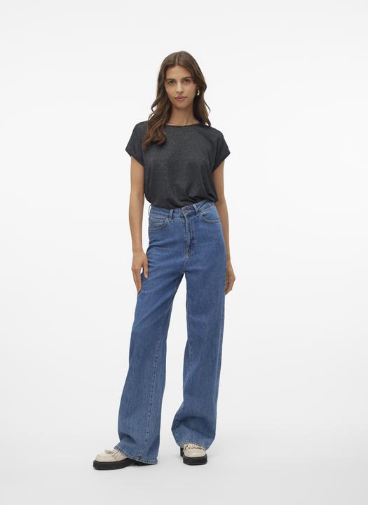 Image du produit Vero Moda Vmlava Glitter Ss Top Stripe Ga (XXL)