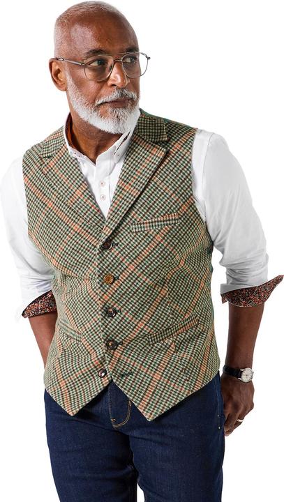 Immagine prodotto Joe Browns Patterned Lining Checked Waistcoat (44)