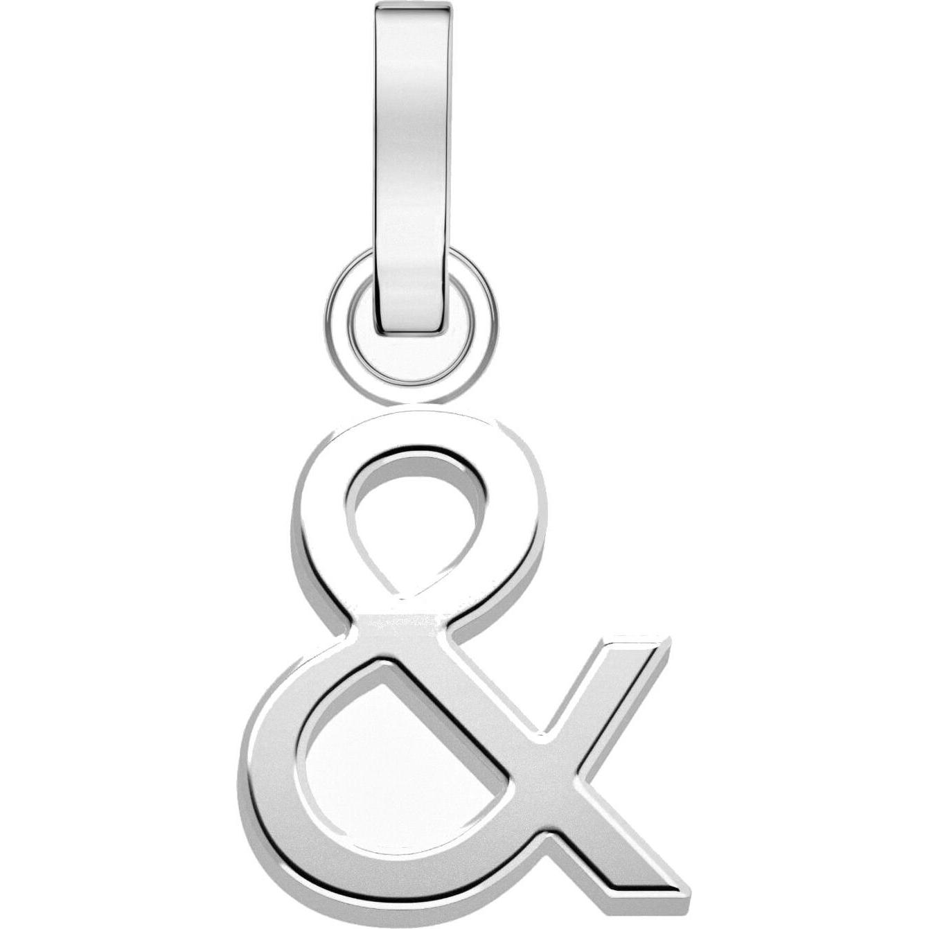 Rosefield, Ciondolo collana, Ocelov½ pÅ™ÃvÄ'sek "&" Il ciondolo PE-Argento-Ampersand