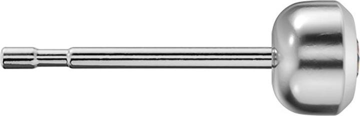 Actual product image Studex Sensitive stud earrings Bezel with ruby (Stainless steel)