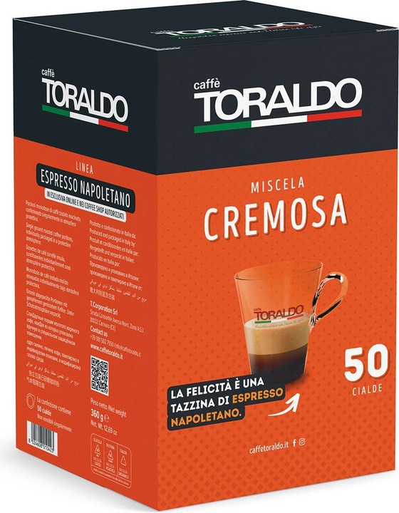 Actual product image Caffè Toraldo Miscela Cremosa (50 x Port.)