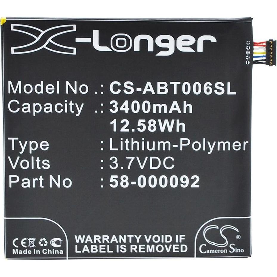 Thumbnail - CoreParts Battery for Amazon Kindle (3400 mAh), Notebook Akku, Schwarz