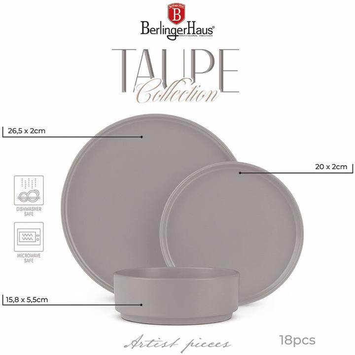 Image du produit BerlingerHaus Set de vaisselle design (18 pièce(s))