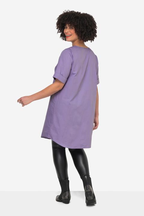 Produktbild Angel of Style Longbluse, Popeline, V-Ausschnitt, Halbarm (52)
