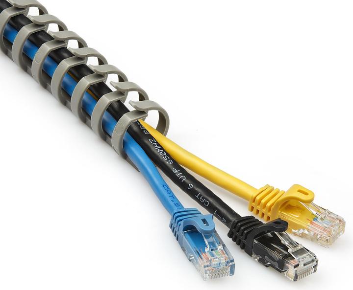 Produktbild StarTech Flexible Cable Management Raceway Spine Vertebrae, 3/4"(20mm)W x 1/2"(14mm)H, 20 (2 cm)