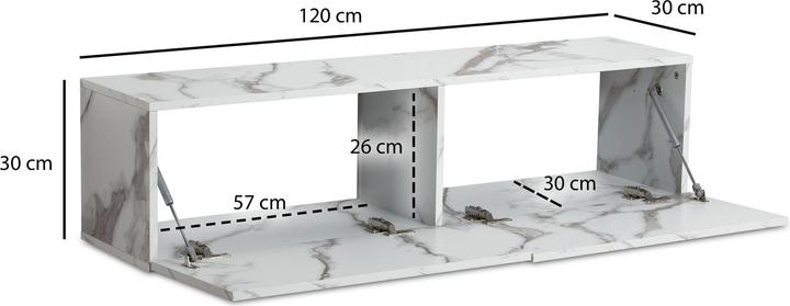 Image du produit Wohnling Suspendu (120 x 30 x 30 cm)