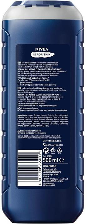 Produktbild NIVEA MEN Fresh Energy Pflegedusche XL (500 ml)
