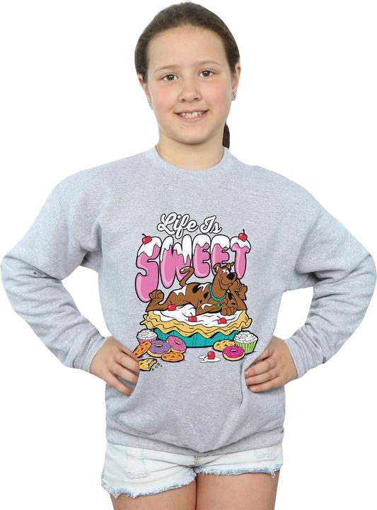 Actual product image Scooby Doo Girls Life Is Sweet Sweatshirt (140, 146)