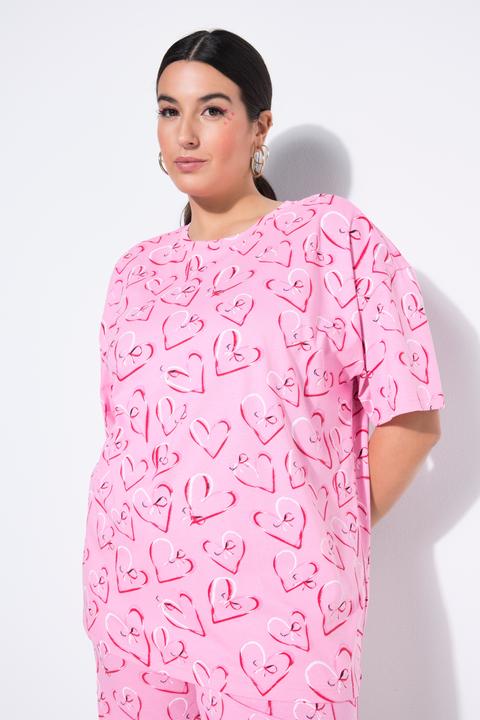 Actual product image Studio Untold Pyjamas, short two-piece, heart pattern (58)