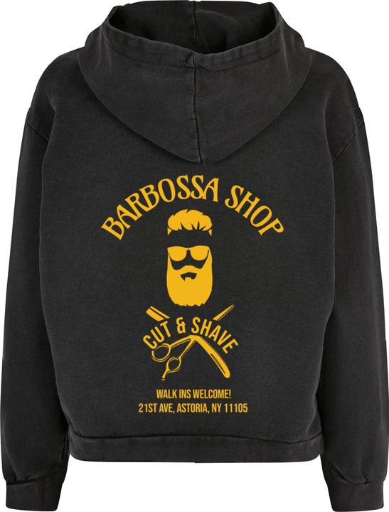 Produktbild MT Ladies Barbossa Acid Washed Oversized Hoody black M (M)