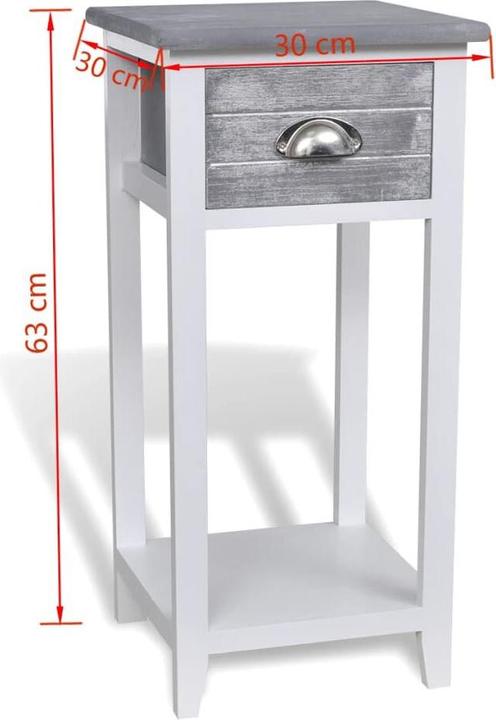 Immagine prodotto vidaXL Emine (30 x 30 x 63 cm)