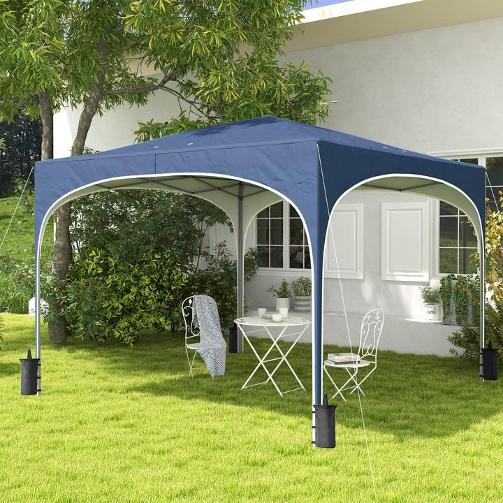 Actual product image Outsunny Pavilion with carrying bag and water drainage holes (295 cm, 295 cm)
