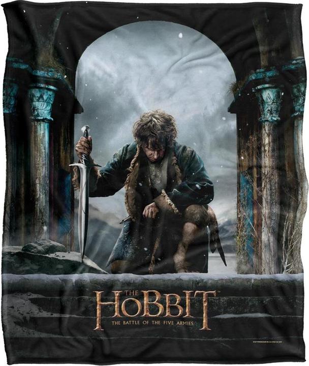 Produktbild The Hobbit Decke Verzweiflung (152 x 127 cm)
