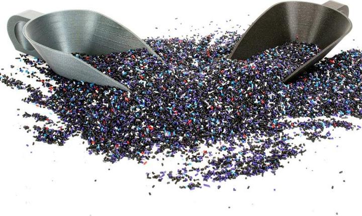 Produktbild Prusa Prusament PLA Recycled 2kg (PLA, 1.75 mm, 2000 g, Grün, Grau, Schwarz)