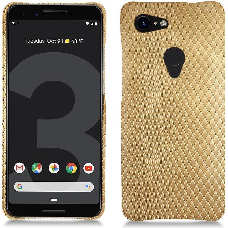 Noreve Lederschutzhülle (Google Pixel 3), Smartphone Hülle, Beige