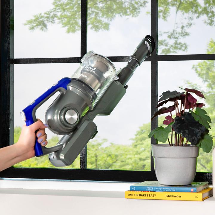 Actual product image Russell Hobbs RHHS4101 – Glide Pro Plus Akku-Staubsauger in Grau & Blau