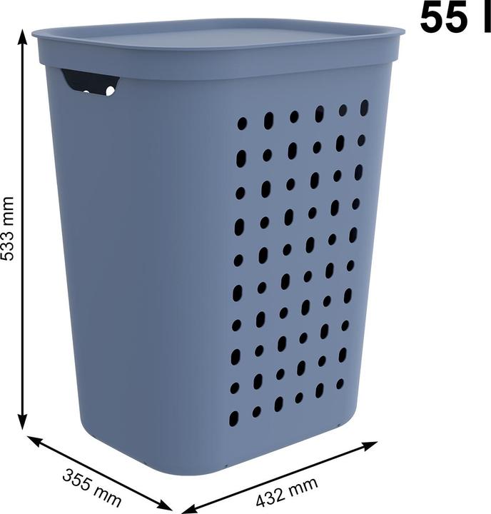 Actual product image Rotho Set of 3 laundry bins Jona 55l (55 l)