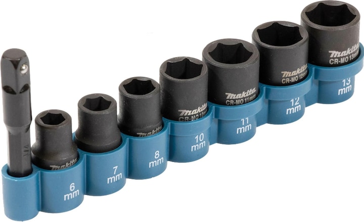 Makita Jeu de clés à douille (7 mm, 6 mm, 8 mm, 12 mm, 13 mm, 10 mm, 11 mm)