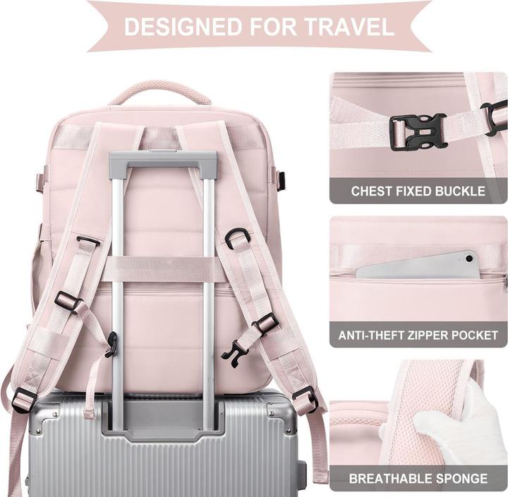 Produktbild Only-Bags.Store Reiserucksack Handgepäck Flugzeug Rucksack für Flugzeug Handgepäck wasserdicht Laptop