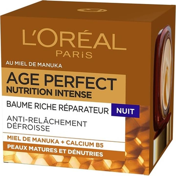 Immagine prodotto L'Oréal Paris Balsamo Notte Age Perfect per Pelli Mature Nutrizione Intensiva 50ml (50 ml, Crema notte)