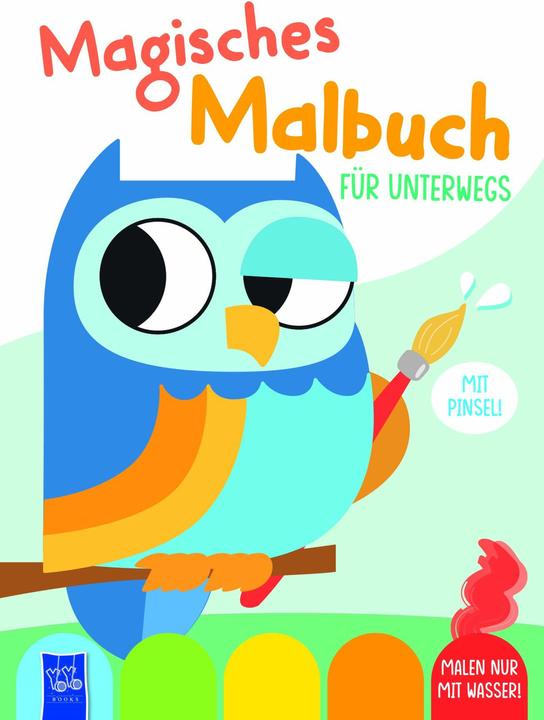 Magisches Malbuch fr unterwegs - Cover Eule