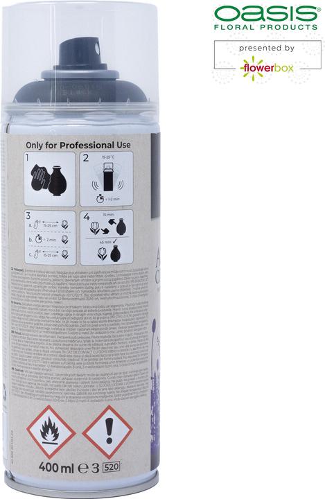 Actual product image Oasis Aqua Colour Spray Black 400ml (400 ml)