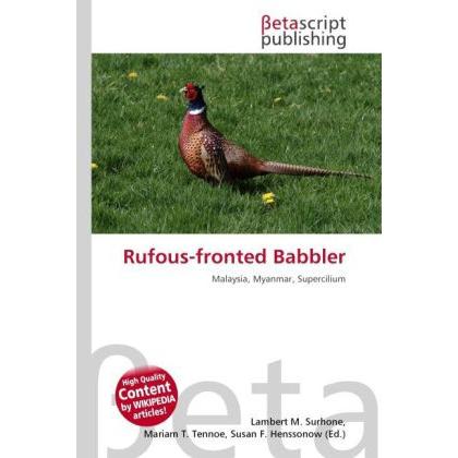 Rufous-fronted Babbler, Fachbücher