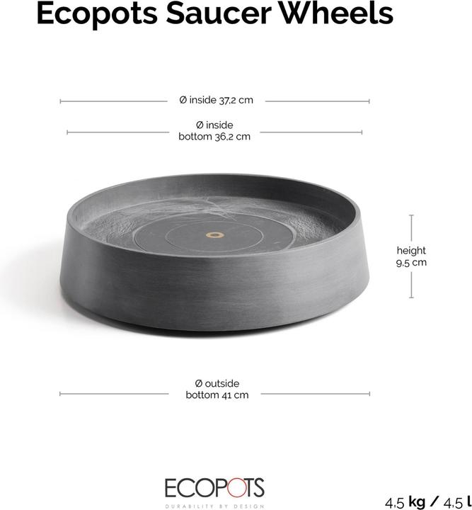 Immagine prodotto Ecopots Saucer Wheels Oslo