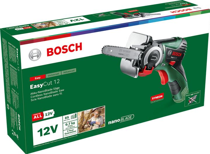 Actual product image Bosch Home & Garden EasyCut 12, without battery (Battery chain saw)
