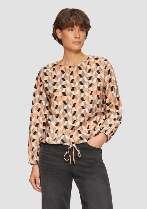 Actual product image s.Oliver Bluse Viskosemix-Bluse in O-Shape (34)