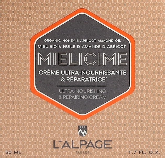 Immagine prodotto L'Alpage Suisse L'ALPAGE Mielicime Crème ultra-nutriente e riparatrice, 50 ml (50 ml, Crema 24h)