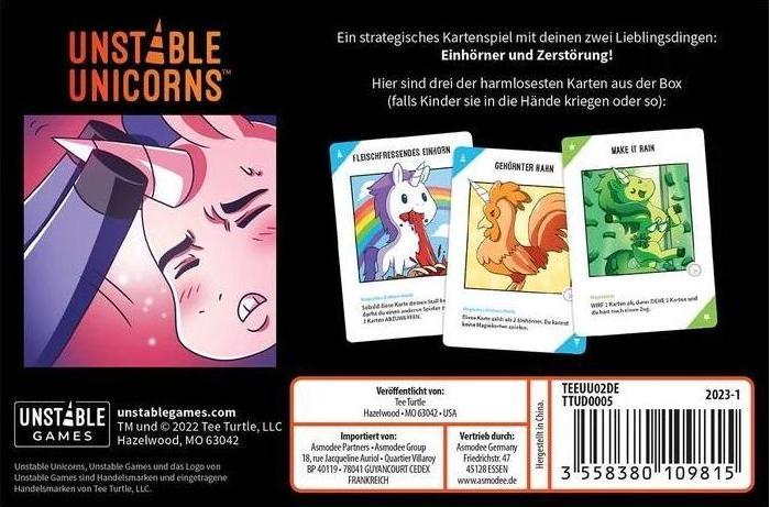 Immagine prodotto Unstable Games Unicorni instabili (Tedesco)