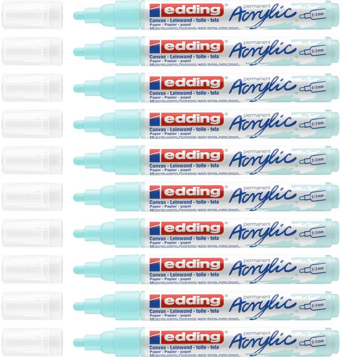 Immagine prodotto Edding Marcatore acrilico 5100 Medio (Blu pastello, 3 mm, 1 x)