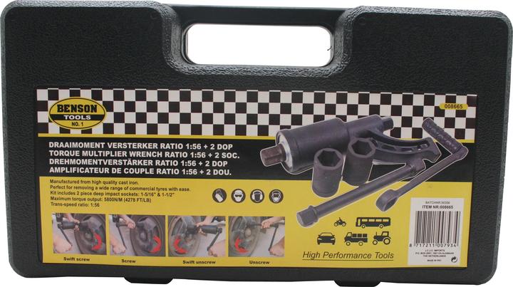 Immagine prodotto Benson Rapporto chiave moltiplicatore di coppia 1:56 + 2