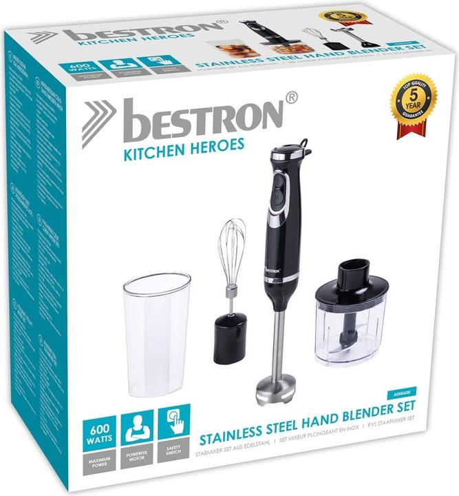 Produktbild Bestron Stabmixer Set aus Edelstahl