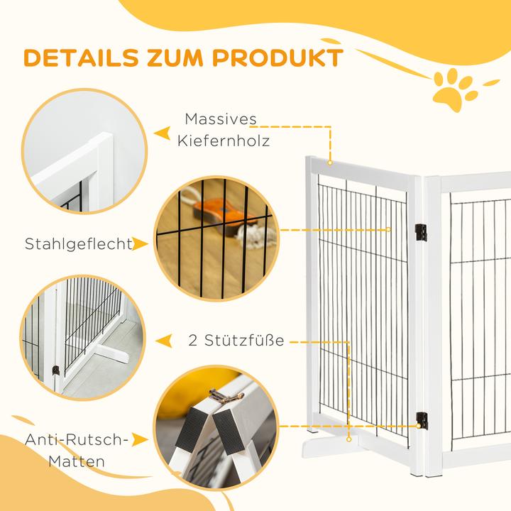 Actual product image PawHut Barrier grid with folding system