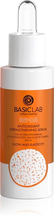 Image du produit BasicLab Sérum antioxydant renforcé à 0,5% d'ergothionéine et complexe de 5% de diglucoside d'acide gallique (30 ml)