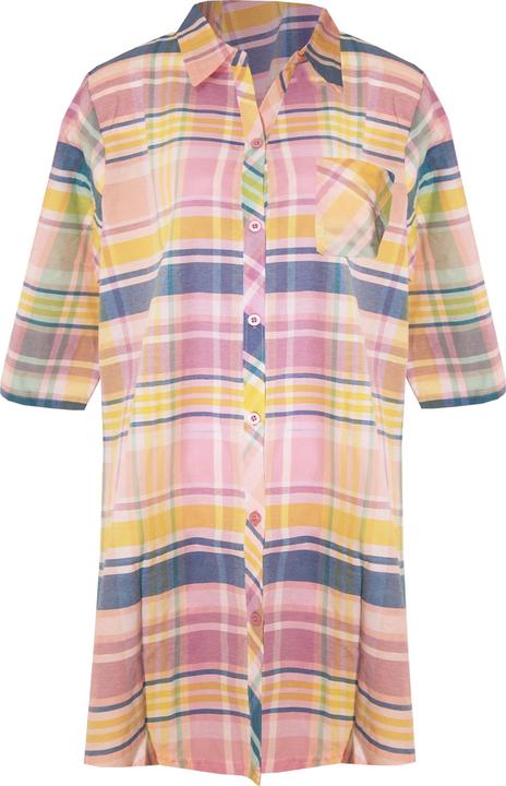 Produktbild Forever Dreaming Nachthemd Karo Knopfleiste (L)