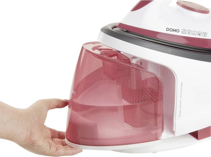 Actual product image Domo DO7114S Steam Ironing Station 2200W Pink, White (2200 W, 120 g/min)