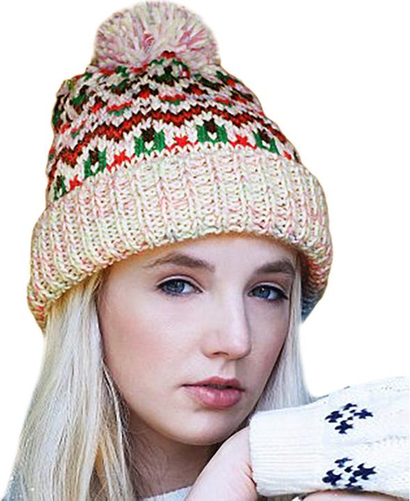 Actual product image Beechfield Blizzard winter hat with bobble (One size)
