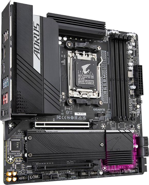 Productafbeelding Gigabyte B650M AORUS Elite (AM5, AMD B650, mATX)
