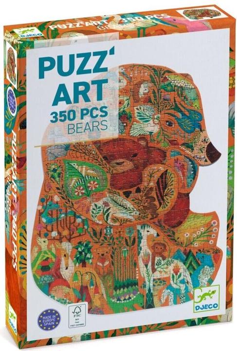 Immagine prodotto Djeco Puzz'Art Bären 350 Teile (350 pezzi)