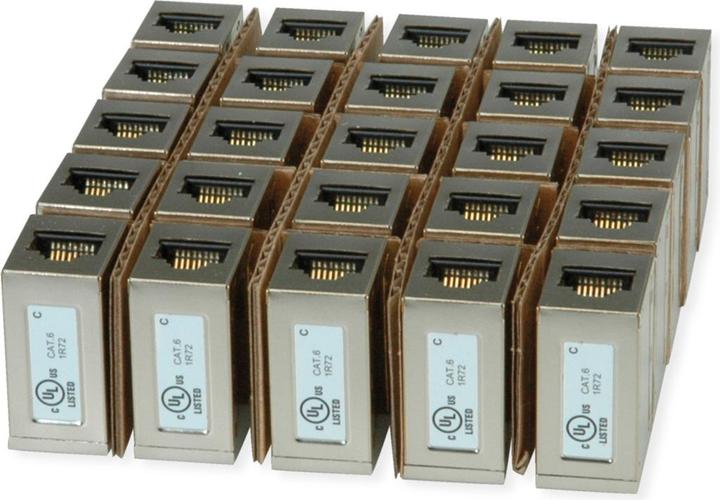 Produktbild Roline RJ-45 Kupplung geschirmt, Kat.6 (Class E) (Netzwerk Kupplung)