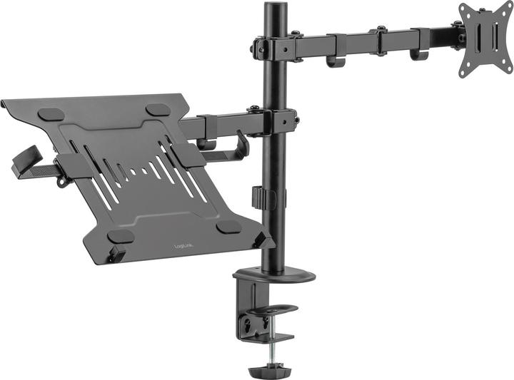 Immagine prodotto LogiLink Staffa per monitor 2 volte, monitor da 1732", notebook/tablet da 1015,6". (Tavolo, 32")