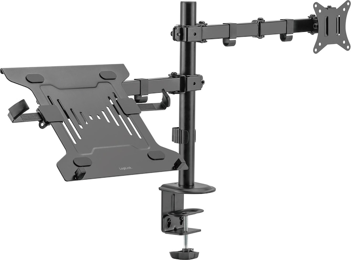 Actual product image LogiLink Monitor bracket 2-fold, 1732" monitors, 1015.6" notebooks/tablets (Table, 32")
