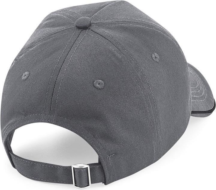 Produktbild Beechfield Authentic Paspel 5 Paneel Baseballkappe (One Size)
