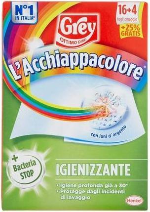 Grey GA0971400 the Acchiappacolore Sanitizer 16 Sheets